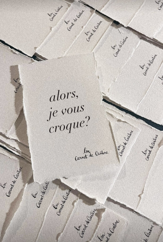 Croque-minute - Melissa Leite - Carnet de cantine