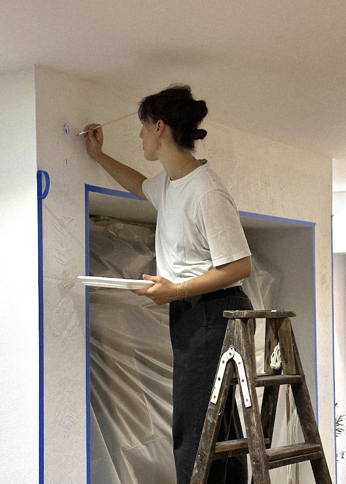 Melissa Leite - fresque - carnet de cantine