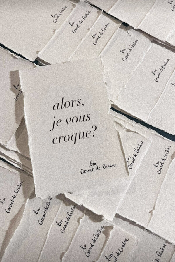 Croque-minute - Melissa Leite - Carnet de cantine