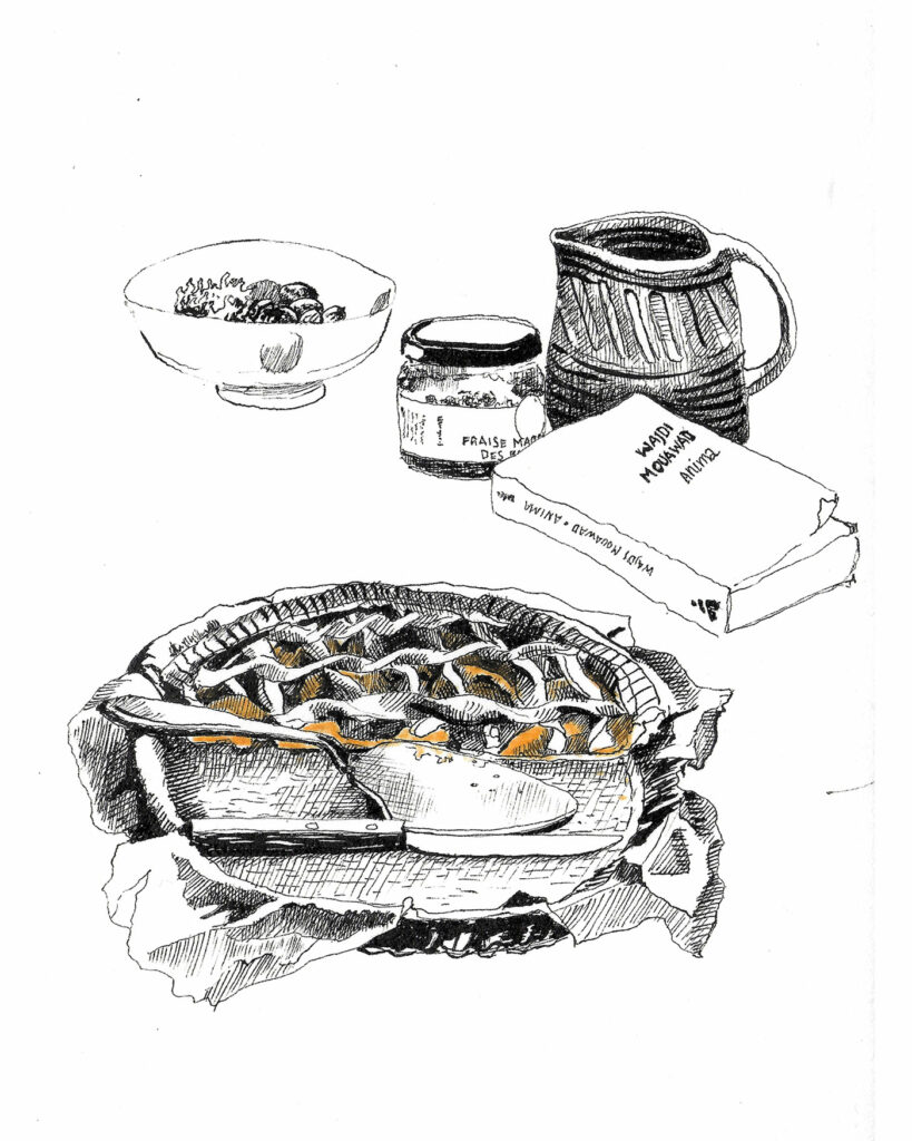 Tarte Abricot - Melissa Leite - Carnet de cantine