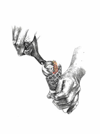 Une glace - Melissa Leite - Carnet de cantine